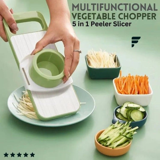 Imported 5 in 1 Multi-functional Vegetable Slicer