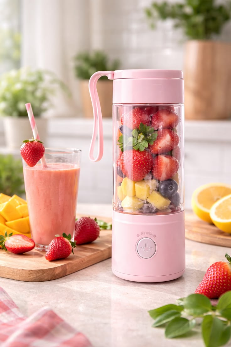 Imported Rechargeable Portable Juicer Blender